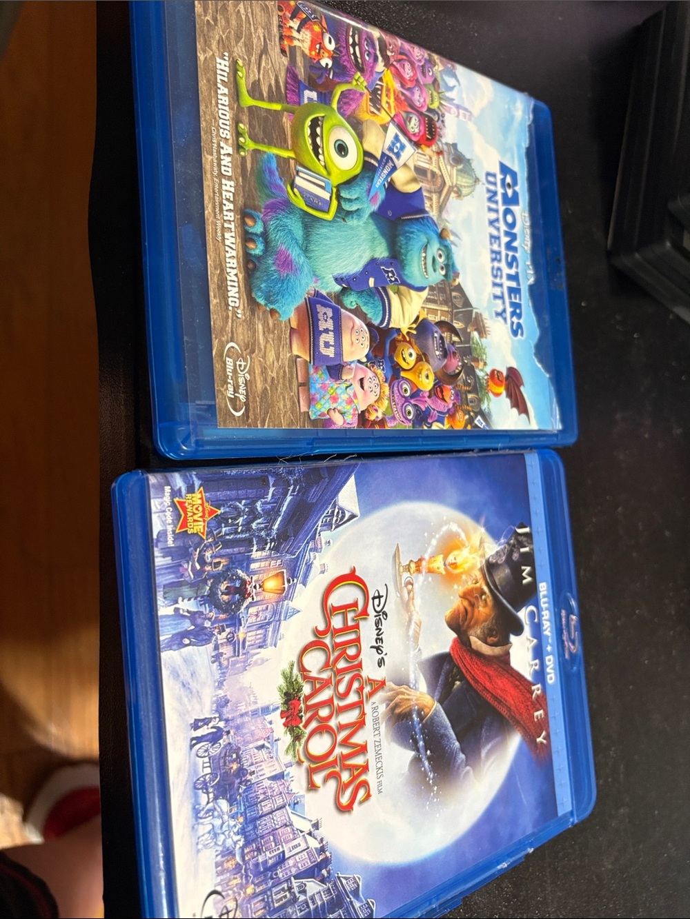 Disney Blu-ray Movies Set - Blue Cases with Colorful Artwork